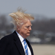 Image for article titled Windswept Honey Bun Boards Presidential Aircraft